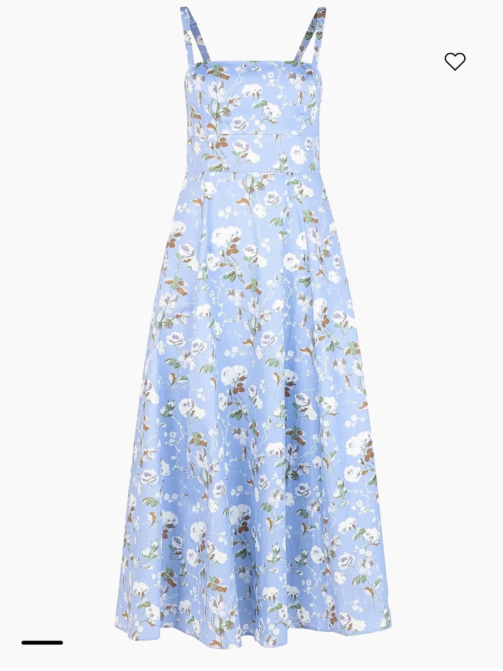 Hill House Margot Dress in Light Blue Floral - Picture 2 of 7